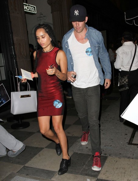 Chris Pine and Zoe Kravitz Spotted with a Balenciaga Cable Strap Medium Shopper Bag