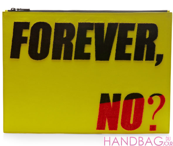 Kenzo 'Forever No?' clutch - absinthe (yellow)