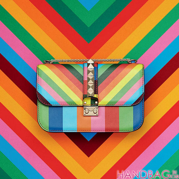 Valentino rainbow Rockstud Resort 2015 handbags