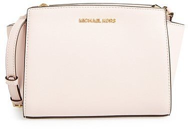 Michael Kors Medium Selma Saffiano Leather Crossbody Bag ($228)
