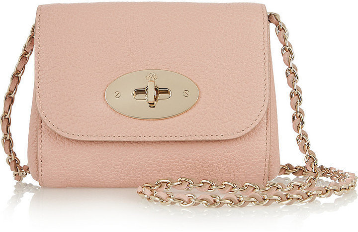 Mulberry Lily Mini Textured-Leather Shoulder Bag ($560)
