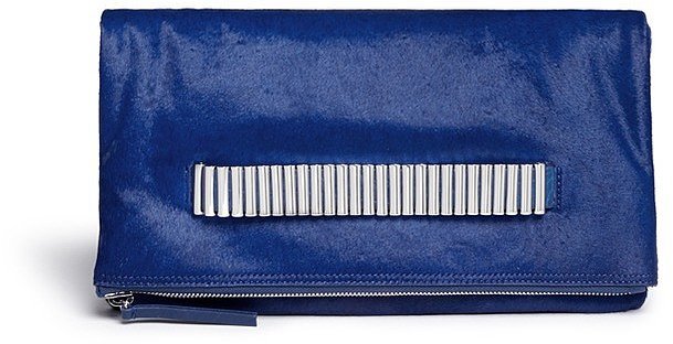 McQ by Alexander McQueen Pony Hair Leather Clutch ($750)
