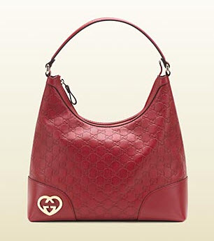 Gucci Lovely Guccissima Leather Hobo