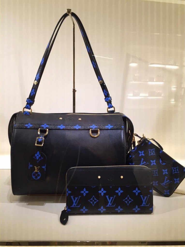 Louis Vuitton Blue Monogram Canvas Bag Collection