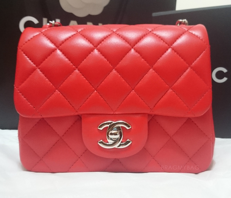 Chanel Mini Red Classic Flap