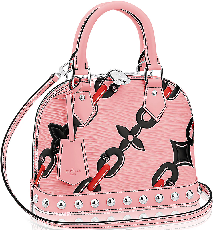 Louis Vuitton Monogram Chain Flower Bag 