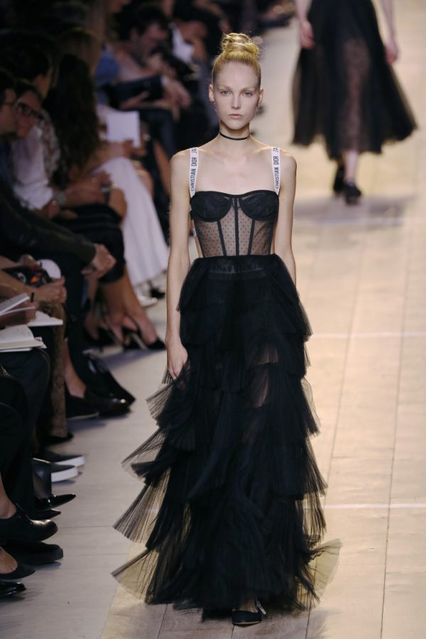 Tulle and transparency at Christian Dior © FRANCOIS GUILLOT / AFP