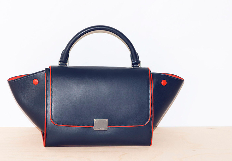 Classic and Chic Celine Red Piping Print Bag Collection