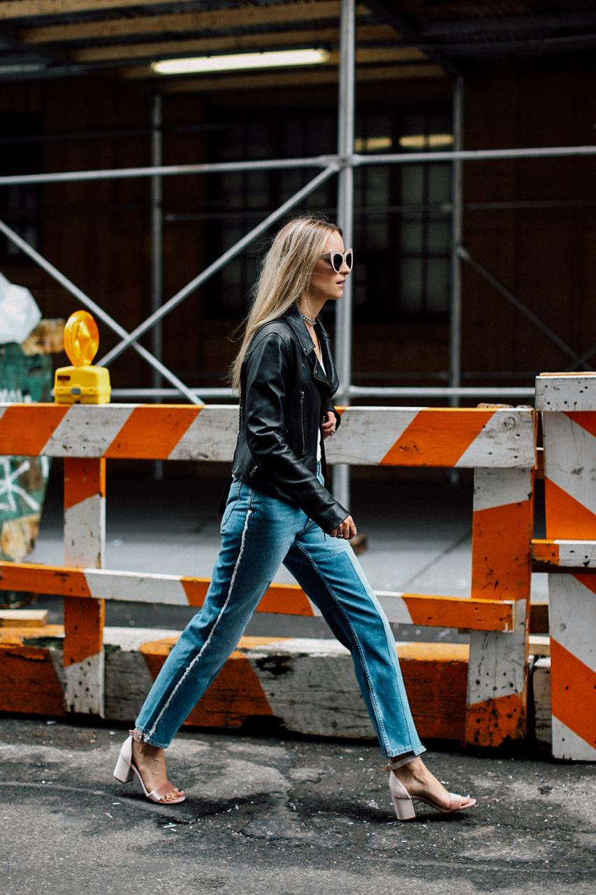 Charlotte Groeneveld Thefashionguitar in Chinese Laundry heels via DSW and MIH Jeans denim