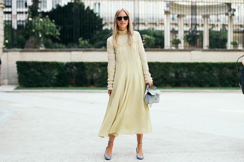 Charlotte Groeneveld Thefashionguitar attends the Valentino Haute Couture show in Paris