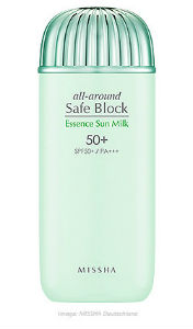 Missha All-Around Safe Block Essence Sun Milk SPF50+ PA+++ 