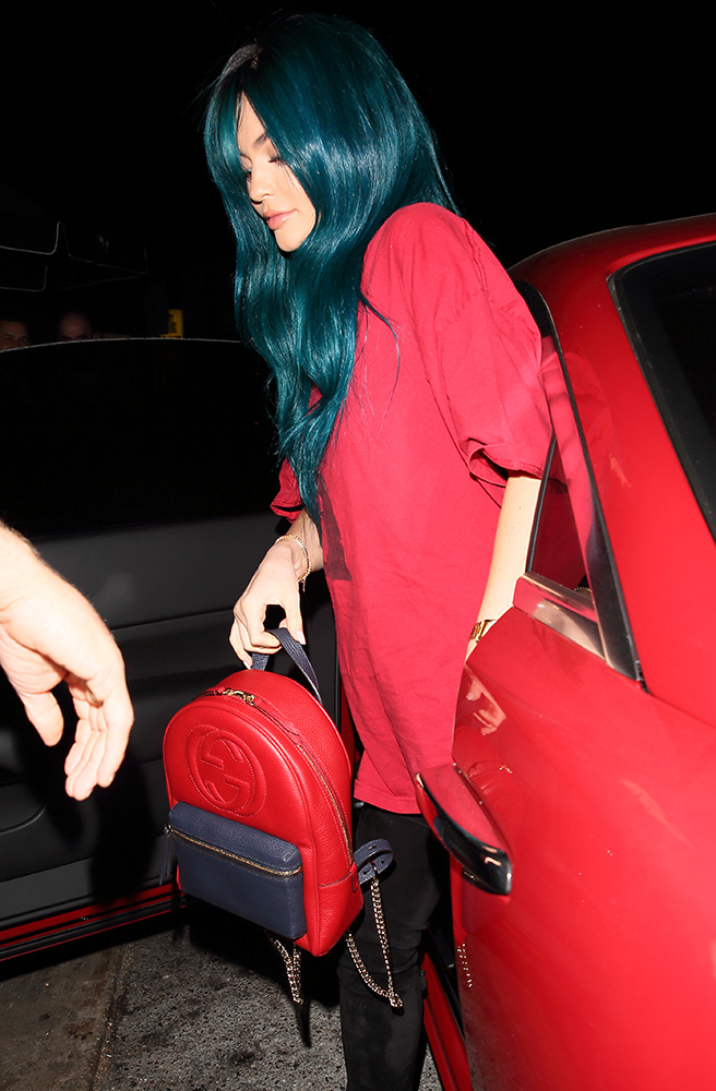 Kylie-Jenner-Gucci-Backpack