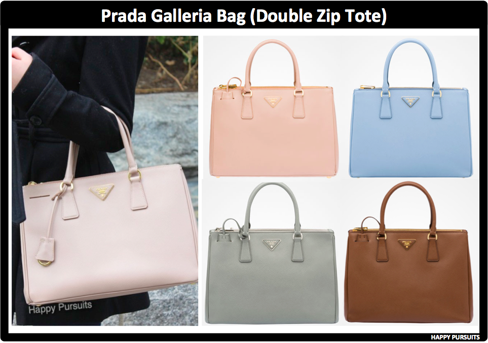 They Love to See a Girlboss Win - Prada Saffiano Galleria Double Zip Review  🎩 : r/handbags