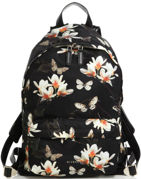Givenchy Floral Butterfly Nylon Backpack