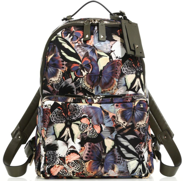 Valentino Camubutterfly Nylon Backpack