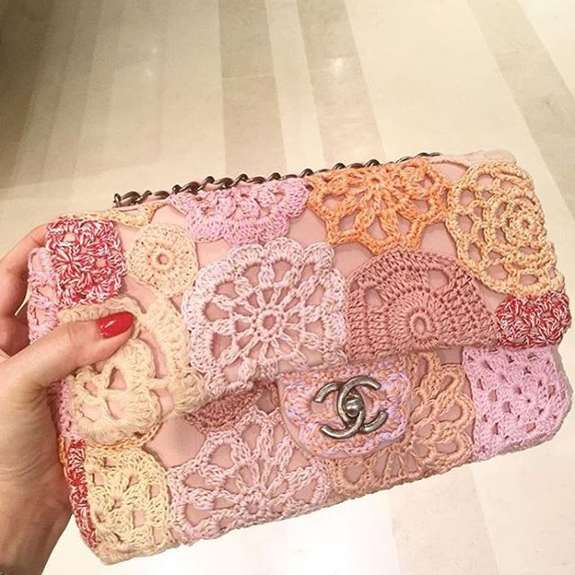 Previewing Chanel FLlower Crochet Flap Bag