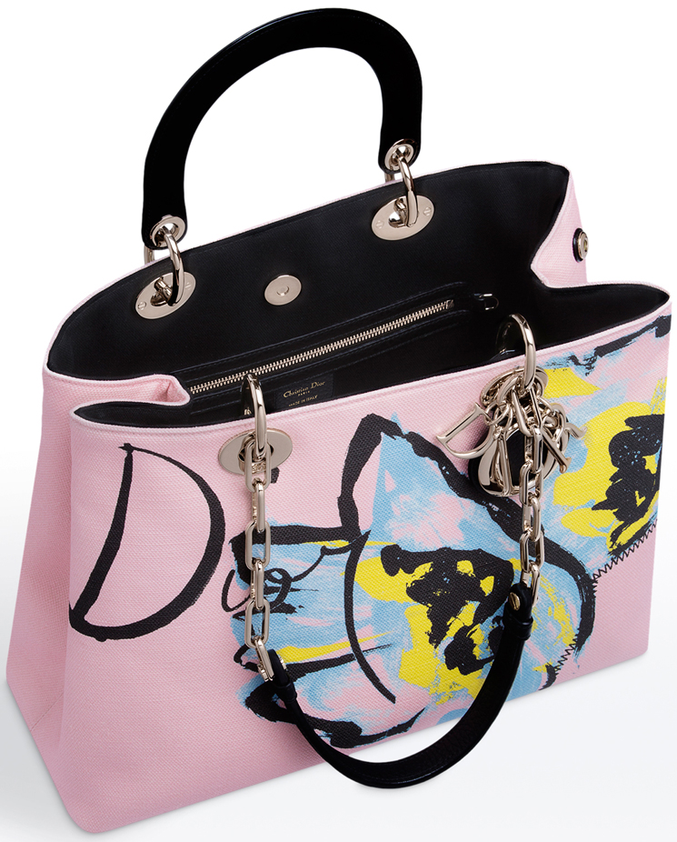 Dior-D-Light-Bag-in-Pink-Canvas-3 - Blog for Best Designer Bags Review