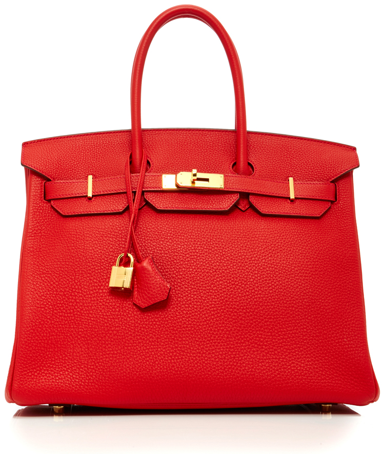 Hermes-Birkin-35-Bag-in-Geranium-Togo-Leather - Blog for Best Designer Bags Review